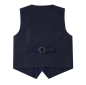 Preview: Total chic: Anzug-Set navyblau mit Weste, Hemd, Fliege und Hose