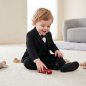 Preview: Elegant und stilsicher: Schwarzes Anzugsset mit Smoking-Hemd, inklusive Jacke