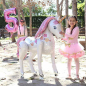 Preview: Riesiger Folienballon Einhorn, 'stehend'
