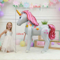 Preview: Riesiger Folienballon Einhorn, 'stehend'