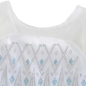 Preview: Glitzerkleid mit Schleppe inspiriert von Elsa - weiss-silber, bauschig und lang