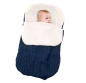 Preview: 3 Farben: Fusssack, Schlafsack für Babys, kuschelweich - perfekt für die Übergangszeit