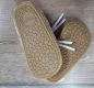 Preview: Zauberhafte Babyschuhe mit feinem Tüll und Spitzen