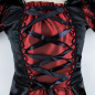 Preview: Wunderschöne Vampirkönigin - Kostümkleid für Halloween und Kinderfasnacht