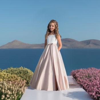 6 Farben - Eigenproduktion: Premium Traumkleid - Satin, bicolor - sehr edel