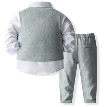 Preview: Trendfarbe: Anzug-Set für elegante Gentlemen, Salbeigrün