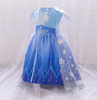 Preview: Baby Eiskönigin - bezauberndes erstes Kleidchen im Elsa-Look