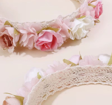 Haarband Rosenblüten - 4 Farben