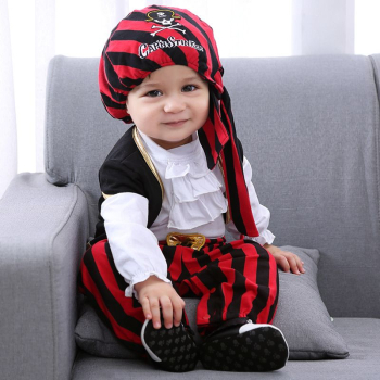 Seeräuber-Kostüm für Babys und Kleinkinder - Pirat Captain Stinker