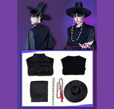 Preview: Cosplay Kostüm für Boys - inspiriert von Jinu, Demon Hunters und den Saja Boys
