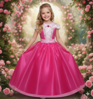 Dornröschenkleid - bauschig und lang!