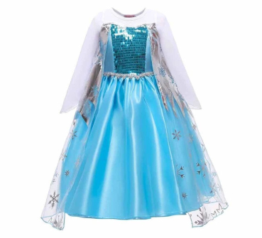 Preview: Von Elsa inspiriert - das perfekte glamouröse Kleid für glückliche Eisköniginnen