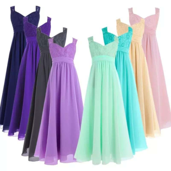 Elegantes festliches Mädchenkleid, in 9 Farben, solange Vorrat