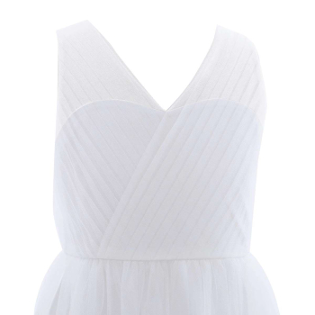 Elegantes, langes Festkleid in 4 Pastellfarben und Weiss, solange Vorrat