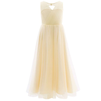 Elegantes, langes Festkleid in 4 Pastellfarben und Weiss, solange Vorrat