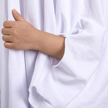 Gespensterkostüm Halloween für Kinder und Erwachsene - weiss
