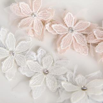 ★★★ NEU Haarband Stirnband weiß Perle Spitze Blüte Taufe Kommunion ★★★Nr.H9 