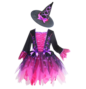 Kleine Hexe - tolles Halloweenkostüm für Mädchen