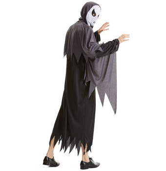 Halloweenkostüm für Kinder und Erwachsene - Geist, Gespenst schwarz