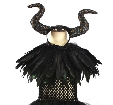 Preview: Glamouröses Hexenkostüm - von Maleficent inspiriert