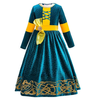 Wunderschönes, hochwertiges Merida Kleid