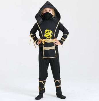 Preview: Kinderkostüm für coole Ninja-Kämpfer!