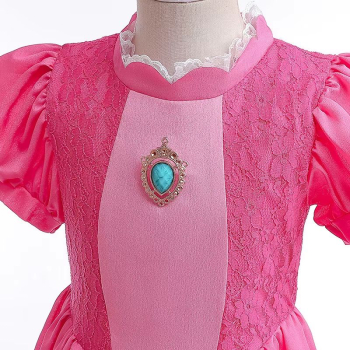 Preview: Prinzessinnenkleid inspiriert von Princess Peach