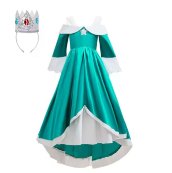 Preview: Prinzessinnenkleid türkisblau - inspiriert von Rosalina