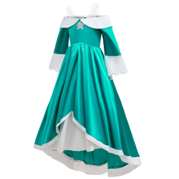 Preview: Prinzessinnenkleid türkisblau - inspiriert von Rosalina