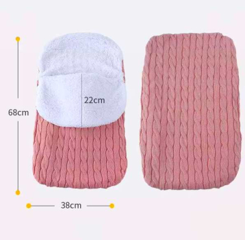 3 Farben: Fusssack, Schlafsack für Babys, kuschelweich - perfekt für die Übergangszeit