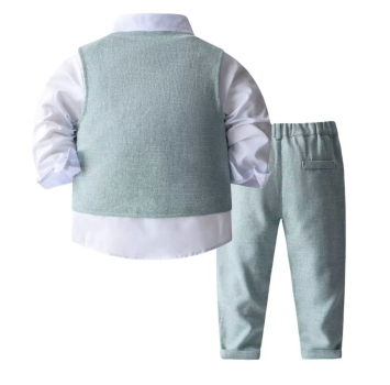 Preview: Trendfarbe: Anzug-Set für elegante Gentlemen, Salbeigrün