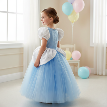 Preview: Das perfekte bauschige Prinzessinnenkleid - wunderschön hellblau