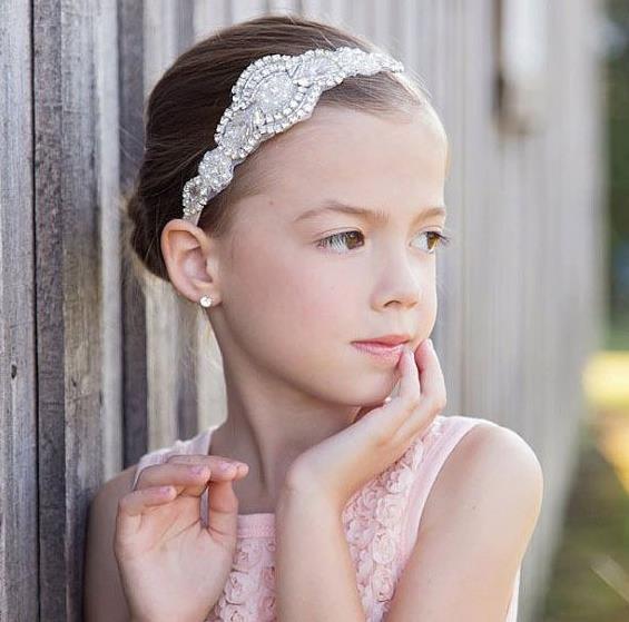 Baby & Kinder Haarband Stirnband Kopfband ab 0M Weiß Haarschmuck Taufe Ohrschutz 