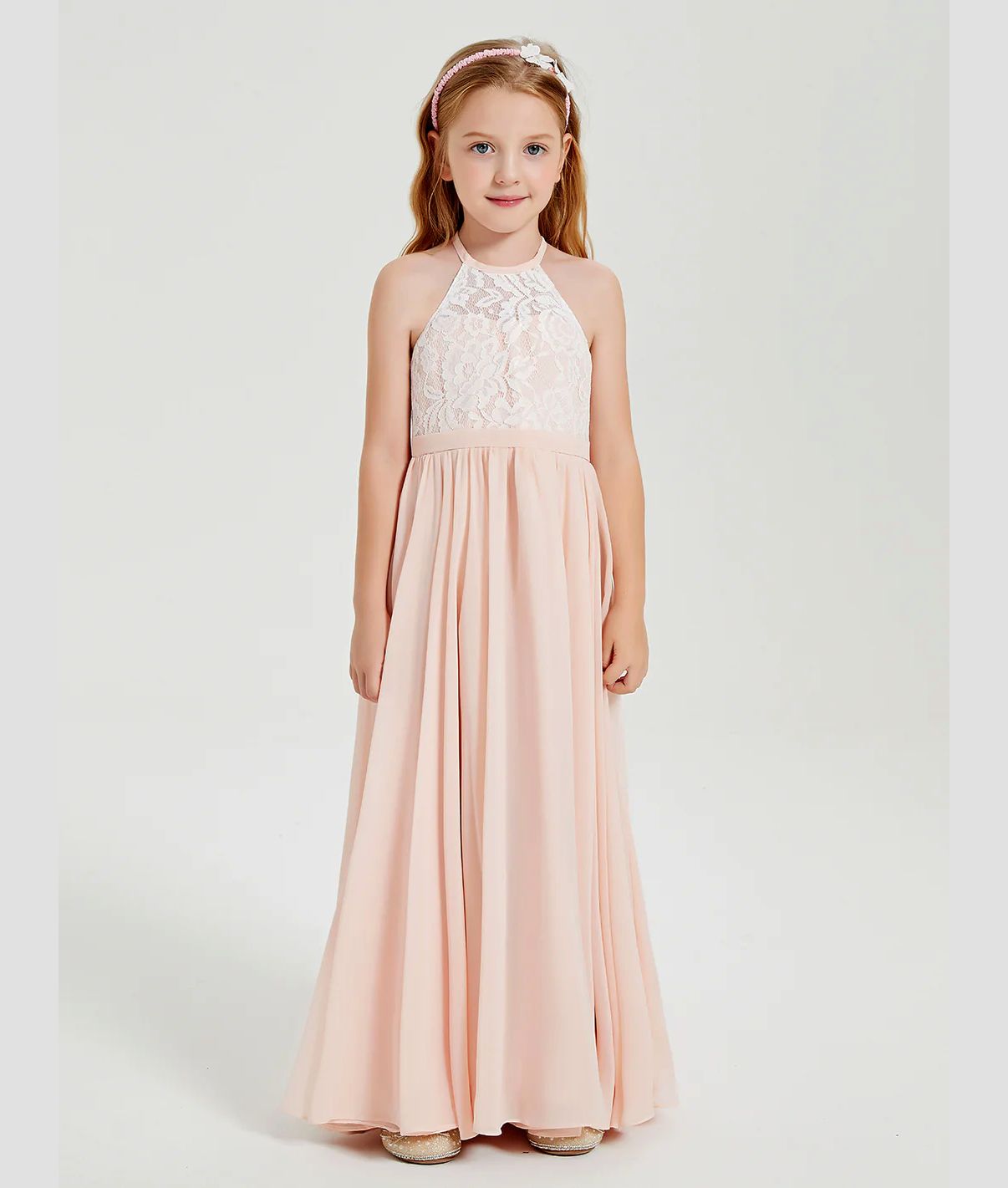Generisch Festliches Kleid Mädchen Spaghettiträger
