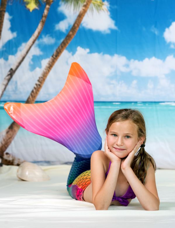 Meerjungfrau Puppe Für Mädchen Ab 3 Jahren - Mit Abnehmbaren Flügeln & Pailletten-Schwanz