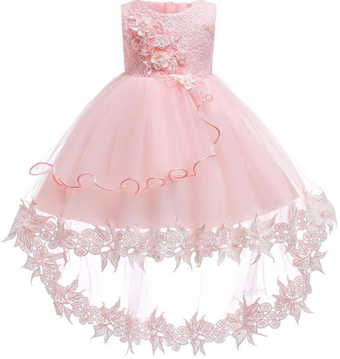 Taufkleid Festmode Fur Kinder Festliches Kleid Fur Madchen Bohemian Kleid Fur Madchen Festkleid Brautjungfernkleid Blumenmadchenkleid Kleid Mit Bluten Weiss Erstkommunion Kommunion Sommerkleid Pinkvanille Ch