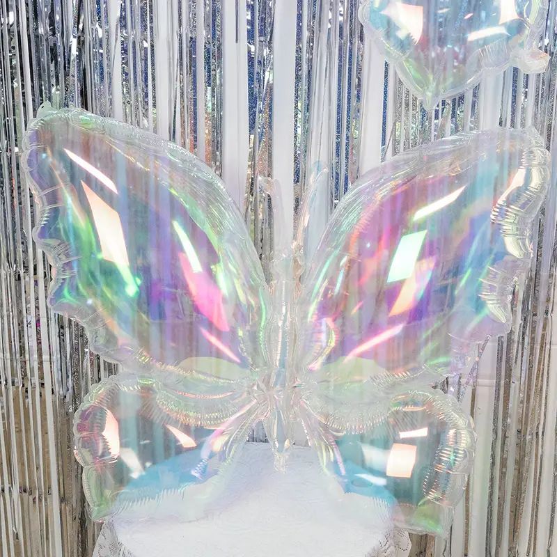 2er-Set Schmetterling-Folienballons (rosa) – Ca. 51x59 Cm, Für Geburtstag & Party-Deko
