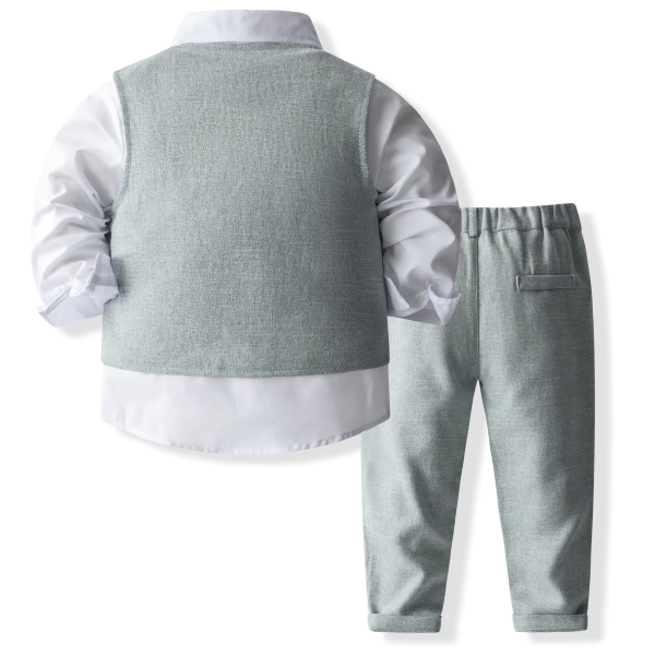Trendfarbe: Anzug-Set für elegante Gentlemen, Salbeigrün