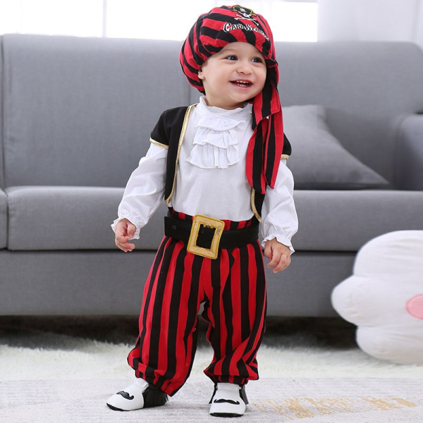 Seeräuber-Kostüm für Babys und Kleinkinder - Pirat Captain Stinker