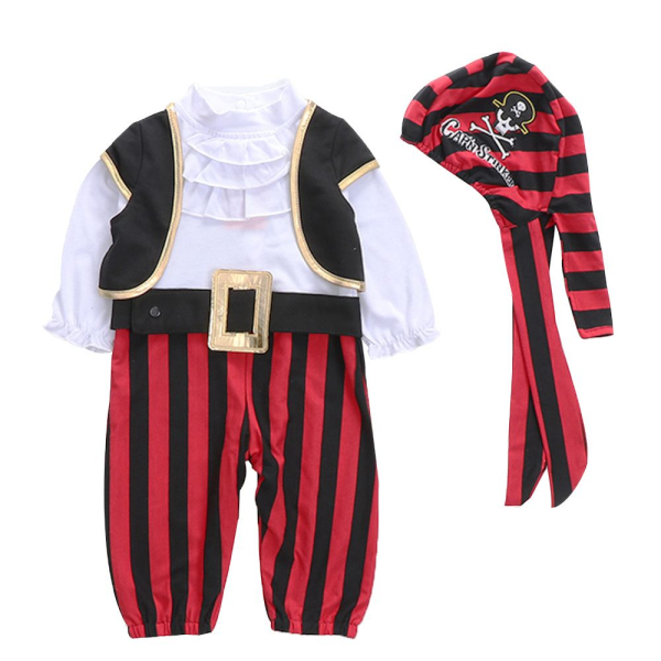 Seeräuber-Kostüm für Babys und Kleinkinder - Pirat Captain Stinker