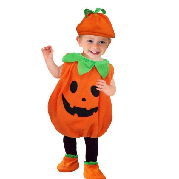Kleiner Kürbis - süsses Halloween Baby und Kleinkinder Kostüm