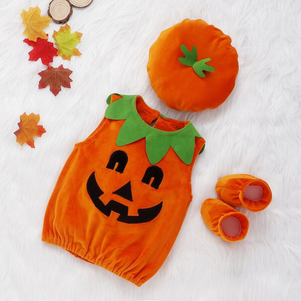 Kleiner Kürbis - süsses Halloween Baby und Kleinkinder Kostüm