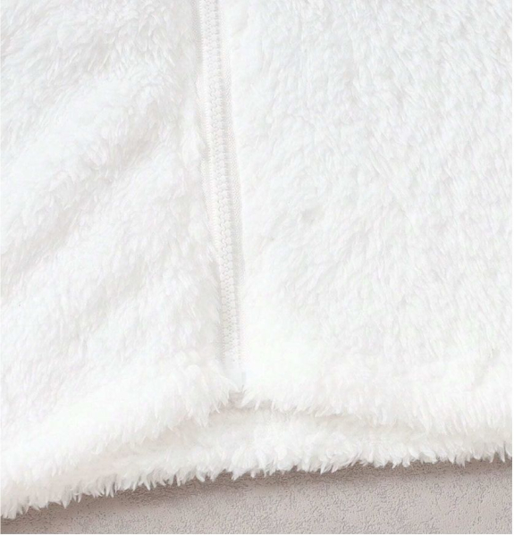 Aislor Baby Mädchen Jacke Winter - Kunstpelz Bolero Mit Schleife