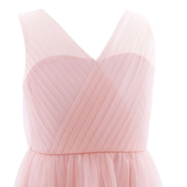 Elegantes, langes Festkleid in 4 Pastellfarben und Weiss, solange Vorrat