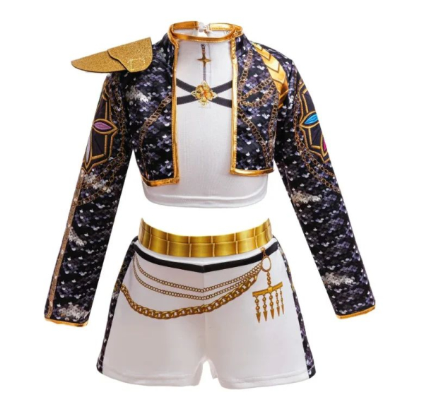 Cooles Outfit für Kpop Fans - mit Shorts, inspiriert von Rumi