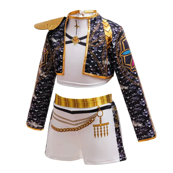 Cooles Outfit für Kpop Fans - mit Shorts, inspiriert von Rumi