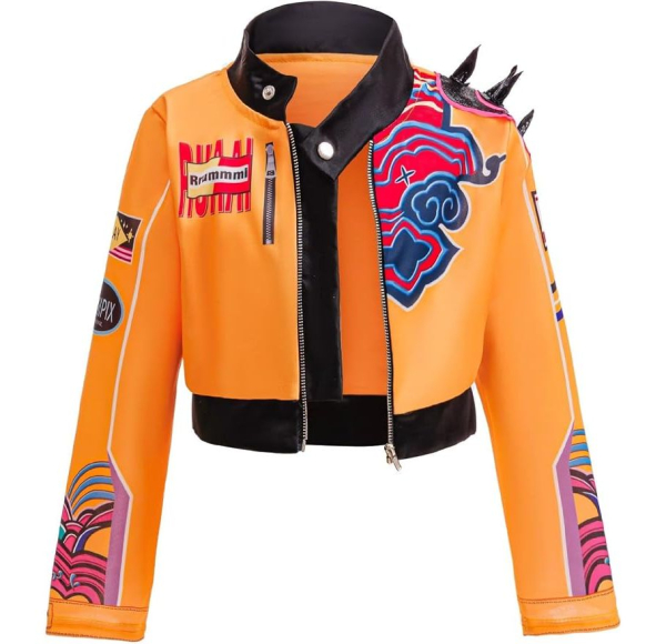 Stylisches Outfit für Kpop Fans - orange-blau, inspiriert von Rumi