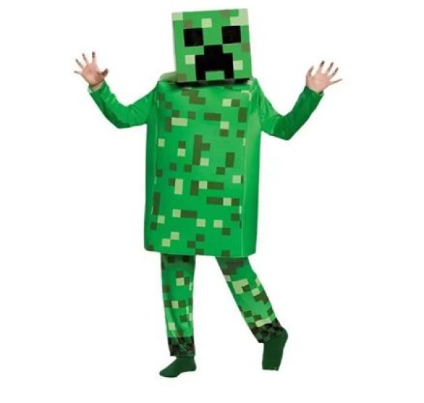 Kinderkostüm im Minecraft Look: Jaxx Pacific Minecraft Creeper