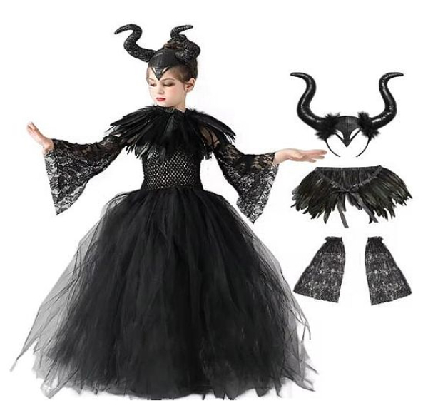 Glamouröses Hexenkostüm - von Maleficent inspiriert
