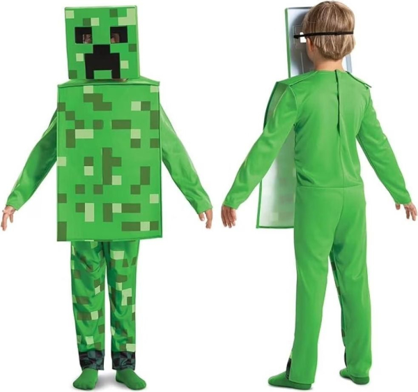 Kinderkostüm im Minecraft Look: Jaxx Pacific Minecraft Creeper